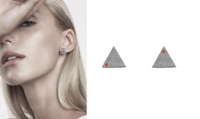 Load image into Gallery viewer, TRIANGLE earrings for MO museum
